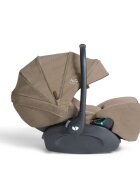 JOIE Scoica auto pentru copii i-Level Pro Signature Sandstone i-Size inclinabila 40-87 cm certificata R129 tetiera ajustabla husa detasabila greutate suportata 13 kg