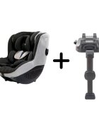 JOIE Set scaun auto i-Size i-Quest Signature Carbon 40-105 cm + Baza i-Size i-Base LX 2 certificat R129