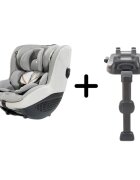 JOIE Set scaun auto i-Size i-Quest Signature Oyster 40-105 cm + Baza i-Size i-Base LX 2 certificat R129