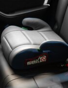 Juju Inaltator auto i-Size Jazzy Booster Gri-Bleumarin 125x150 cm isofix cotiere moi husa detasabila