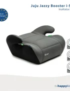 Juju Inaltator auto i-Size Jazzy Booster Negru-Gri 125x150 cm cotiere moi husa detasabila