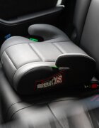Juju Inaltator auto i-Size Jazzy Booster Negru-Gri 125x150 cm isofix cotiere moi husa detasabila