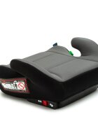 Juju Inaltator auto i-Size Jazzy Booster Negru-Gri 125x150 cm isofix cotiere moi husa detasabila