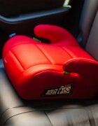 Juju Inaltator auto i-Size Jazzy Booster Rosu-Bordo 125x150 cm cotiere moi husa detasabila