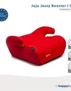 Juju Inaltator auto i-Size Jazzy Booster Rosu-Bordo 125x150 cm cotiere moi husa detasabila