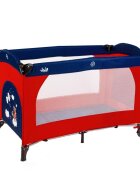 Juju Patut pentru copii Sleepy Baby Unicorn pliabil roti cu blocare bara de jucarii salteluta de infasat geanta de transport usita laterala cu fermoar dimensiuni 125 L x 65 l x 78 cm