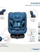 Juju Scaun auto Gladiator i-Size albastru certificare ECE R129 tetiera si centuri reglabile