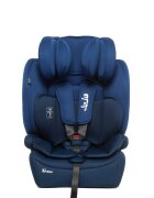 Juju Scaun auto i-Size Safe Rider Albastru-Bleumarin 76-150 cm convertibil in inaltator tetiera reglabila cotiere pernute moi husa detasabila