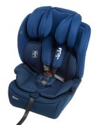 Juju Scaun auto i-Size Safe Rider Albastru-Bleumarin 76-150 cm convertibil in inaltator tetiera reglabila cotiere pernute moi husa detasabila