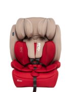 Juju Scaun auto i-Size Safe Rider Bej-Bordo 76-150 cm convertibil in inaltator tetiera reglabila cotiere pernute moi husa detasabila