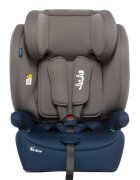 Juju Scaun auto i-Size Safe Rider Gri-Bleumarin 76-150 cm convertibil in inaltator tetiera reglabila cotiere pernute moi husa detasabila