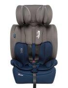 Juju Scaun auto i-Size Safe Rider Gri-Bleumarin 76-150 cm convertibil in inaltator tetiera reglabila cotiere pernute moi husa detasabila