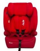 Juju Scaun auto i-Size Safe Rider Rosu-Bordo 76-150 cm convertibil in inaltator tetiera reglabila cotiere pernute moi husa detasabila