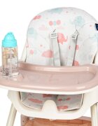 Juju Scaun de masa 2 in 1 EatSmile Pink-Elephants