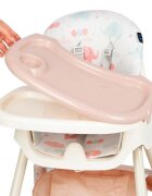 Juju Scaun de masa 2 in 1 EatSmile Pink-Elephants