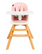 Juju Scaun de masa 3 in 1 EatTwist pink