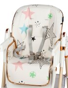 Juju Scaun de masa EatFun Pink Stars