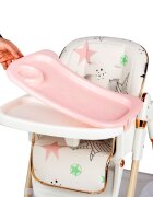 Juju Scaun de masa EatFun Pink Stars