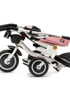 Juju Tricicleta pentru copii Bliss Ride Roz 3 in 1 pozitie de somn reversibila far luminos Muzica cos depozitare gentuta protectie UV cauciucuri spuma EVA greutate maxima admisa 25kg