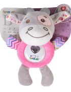 Kaichi Jucarie din plus cu muzica si lumini Cow Pink