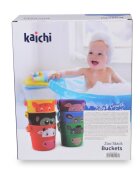 Kaichi Set 6 galetuse de stivuit si jucarii de baie 2 in 1 Zoo