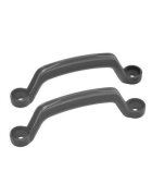 KBT Set 2 manere de prindere Smart-Line handgrips 21.5 cm pentru spatii de joaca gri antracit