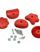 KBT Set 5 pietre de catarat escalada mici rosii