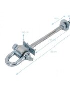 KBT Sistem de prindere leagan tip D+ 16 cm