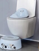 Keeeper Olita multifunctionala 4 in 1 pentru copii Kasimir Mickey Reductor WC Treapta si Dispenser servetele Albastru