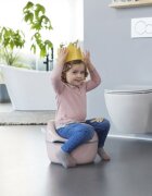 Keeeper Olita multifunctionala 4 in 1 pentru copii Kasimir Mickey Reductor WC Treapta si Dispenser servetele Roz