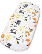 Kerstin Cearceaf cu banda elastica pentru landou copii Forest Friends realizat din bumbac 100 dimensiune 80 x 38 cm