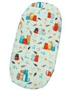 Kerstin Cearceaf cu banda elastica pentru landou copii Kittens realizat din bumbac 100 dimensiune 80 x 38 cm