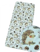 Kerstin Cearceaf cu banda elastica pentru pat copii Hedgehog din 100 bumbac pentru saltea 90 x 50 cm