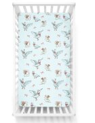 Kerstin Cearceaf cu banda elastica pentru pat copii Mother Goose 100 bumbac pentru saltea 120x60 cm