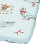 Kerstin Cearceaf cu banda elastica pentru pat copii Mother Goose din 100 bumbac pentru saltea 90 x 50 cm