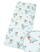 Kerstin Cearceaf cu banda elastica pentru pat copii Mother Goose din 100 bumbac pentru saltea 90 x 50 cm