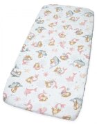 Kerstin Cearceaf cu banda elastica pentru pat copii Pink Mermaid 100 bumbac pentru saltea 120x60 cm