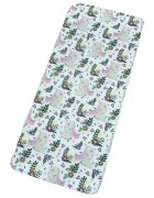 Kerstin Cearceaf pentru patut copii Bunny Pink 90x40 cm cu elastic roata material 100 bumbac