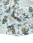 Kerstin Cearceaf pentru patut copii Bunny Pink 90x40 cm cu elastic roata material 100 bumbac