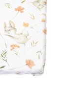Kerstin Cearceaf pentru patut copii Fairytale Mouse 90x40 cm cu elastic roata material 100 bumbac