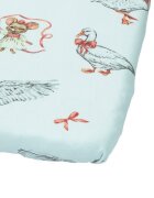 Kerstin Cearceaf pentru patut copii Mother Goose 90x40 cm cu elastic roata material 100 bumbac
