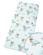 Kerstin Cearceaf pentru patut copii Mother Goose 90x40 cm cu elastic roata material 100 bumbac