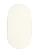 Kerstin Cearceaf pentru saltea landou copii Cream 80 x 38cm din bumbac 100 cu elastic roata