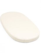 Kerstin Cearceaf pentru saltea landou copii Cream 80 x 38cm din bumbac 100 cu elastic roata