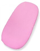 Kerstin Cearceaf pentru saltea landou copii Pink 80 x 38cm din bumbac 100 cu elastic roata