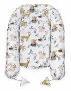 Kerstin Cuib pentru bebelusi Forest Animals cu inchidere reglabila salteluta detasabila material bumbac dimensiune 81x53 cm