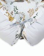 Kerstin Cuib pentru bebelusi Forest Animals cu inchidere reglabila salteluta detasabila material bumbac dimensiune 81x53 cm