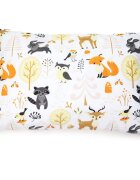 Kerstin Fata de perna pentru copii Forest friends 40x60 cmrealizat din bumbac certificat OEKO TEXinchidere cu fermoar