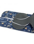 Kerstin Protectie antitranspiratie Blue Forest din 100 bumbac cu plasa distantier 3D compatibilitate universala dimensiune 87 x 30 cm