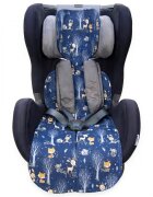 Kerstin Protectie antitranspiratie Blue Forest din 100 bumbac cu plasa distantier 3D compatibilitate universala dimensiune 87 x 30 cm